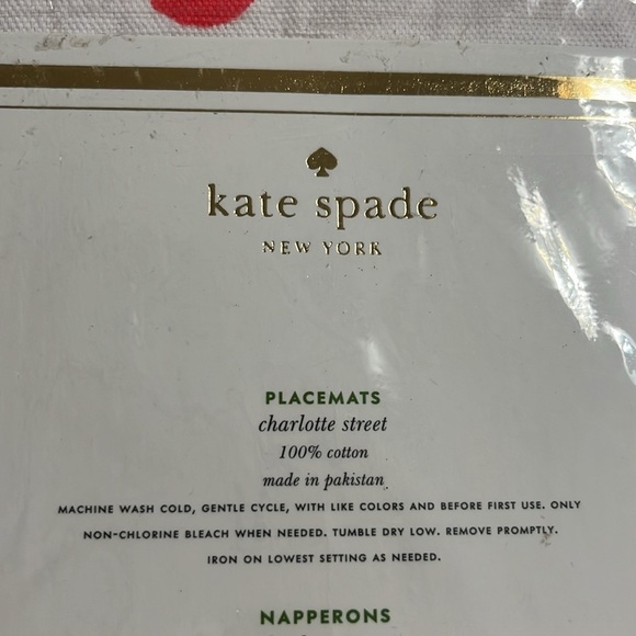 Kate Spade set of four placemats - Picture 4 of 5